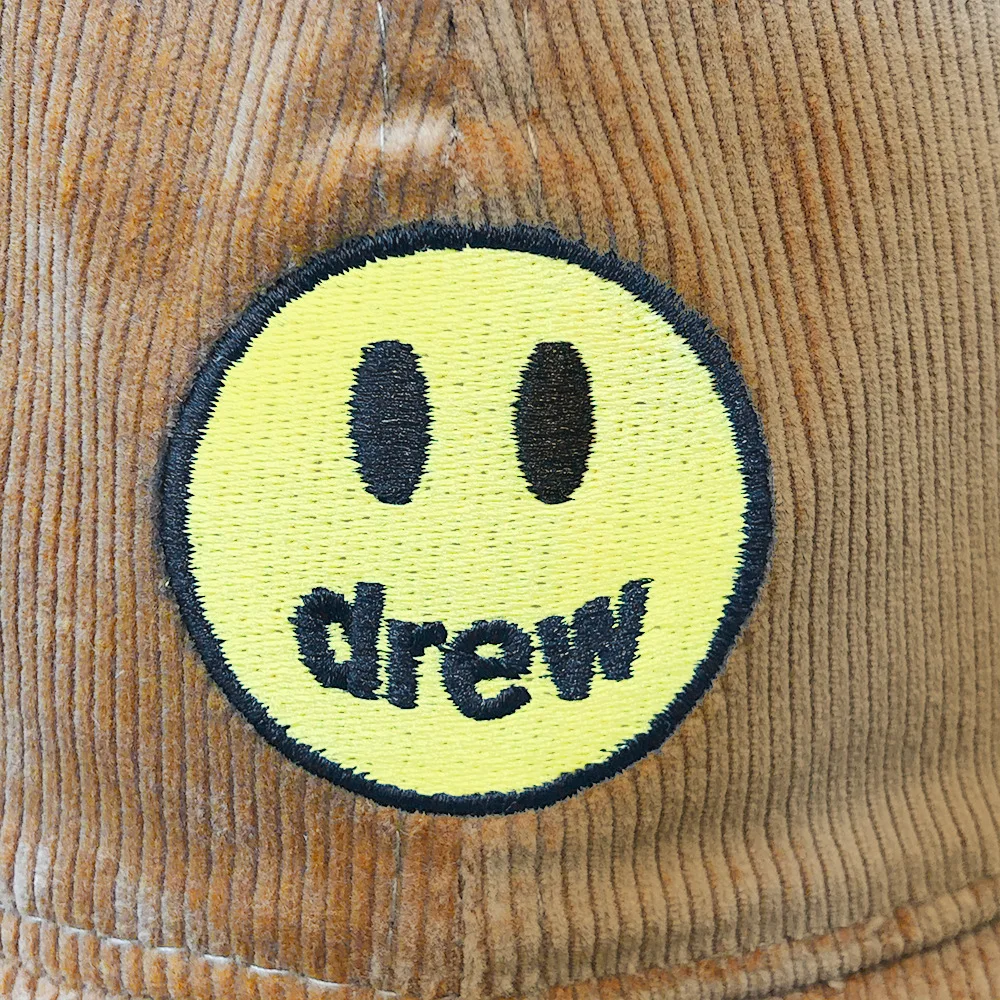 

Drew House Logo Emboridery Caps Summer Baseball Corduroy Cap Adjustable Hat Hip-hop Justin Biber Drew House Caps Female