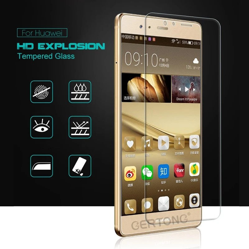 Прозрачная защитная пленка CASPTM для huawei P10 P9 P8 Lite Y6 из закаленного стекла Honor 8