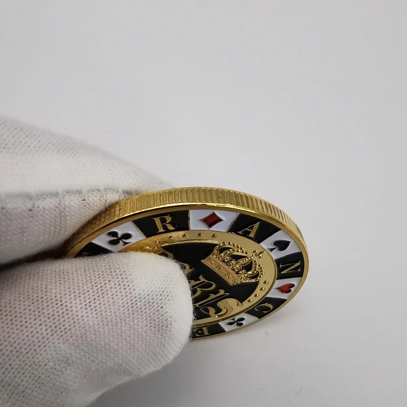 Франция 1889 Париж Золотая монета Lucky Эйфелева башня памятная коллекционная