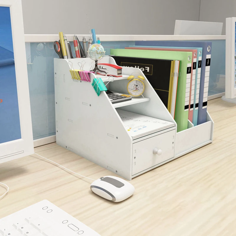 Органайзер DIY держатель для книг органайзер журналов Настольный Подставка