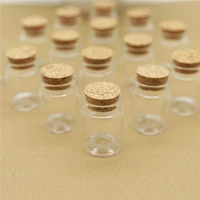 24pieces 3750mm 30ml glass bottles storage jars corks bottle containers tiny jars vials