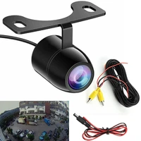 dc 12v universal waterproof analog cctv mini security camera 150 degree wide angle mirror image car rear view camera 6m cable