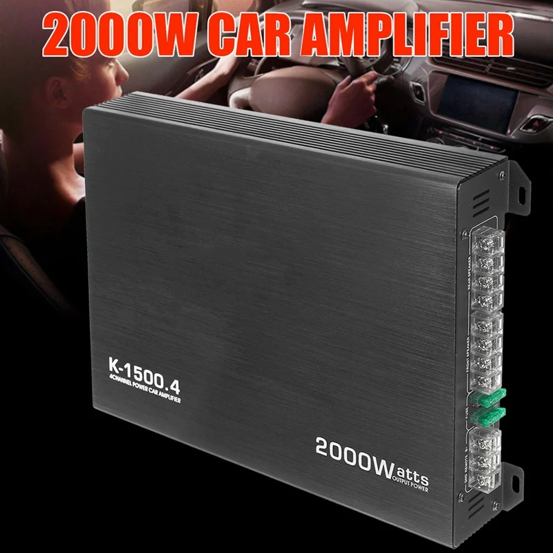 2000W 4 Channel Car Amplifier Speaker Auto Audio Power Vehicle Stereo Amp | Автомобили и мотоциклы