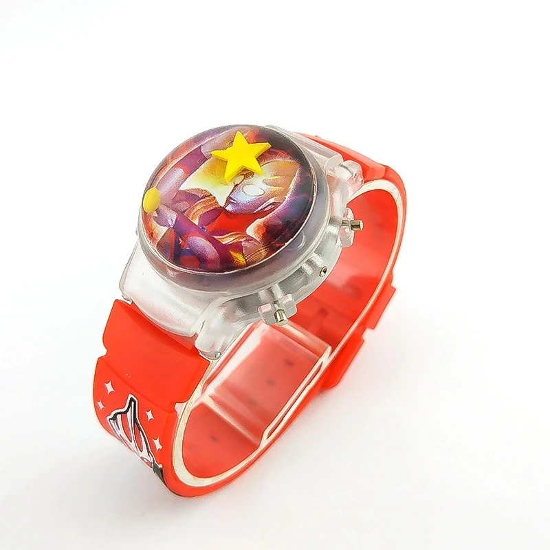 Мультипликационный персонаж вспышка светодиодная электронные часы ultraman для