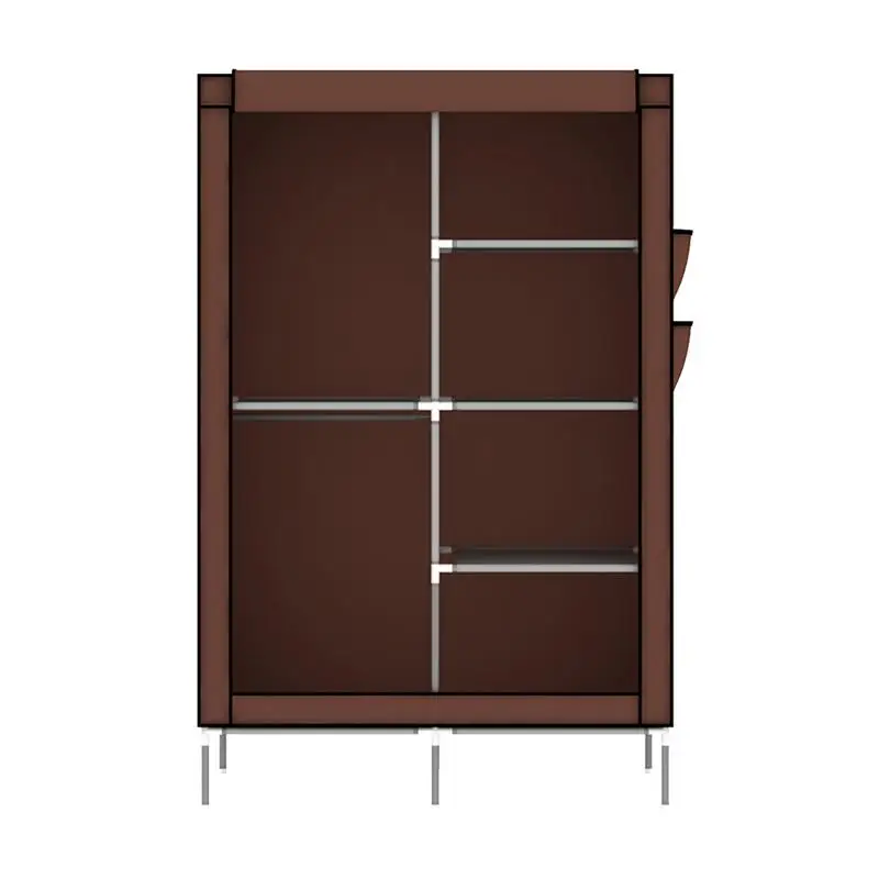 Шкаф для одежды простой шкаф Тканевый вместительный хранения | Дом и сад