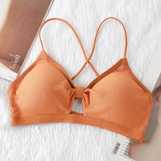 190 Orange Сексуальный женский короткий топ без косточек с завязками на шее, элегантные топы без рукавов, короткие футболки, вечерние топы - Цвет: 190 Orange
