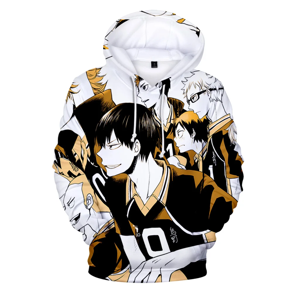

Anime 3D Hoodie Haikyuu! Harajuku Men's Children's Hoodie Casual Pullover Autumn Cartoon Boys Girls Hip Hop Hooded Sportswear