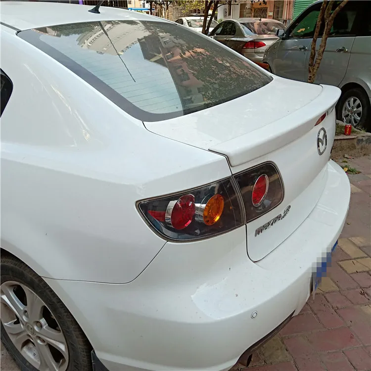 Спойлер для Mazda 3 спортивный спойлер из АБС-пластика заднего крыла автомобиля 2006