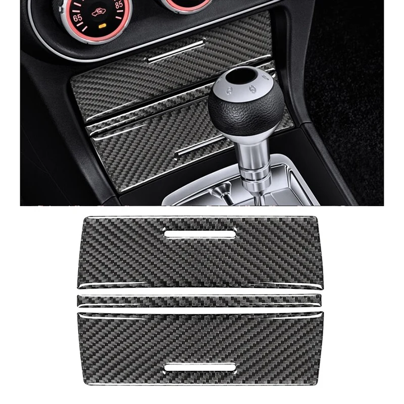 For Mitsubishi Lancer 2008-2015 Carbon Fiber Car Central Control Storage Glove Box Cover Trim Sticker Decor Accessories | Автомобили и