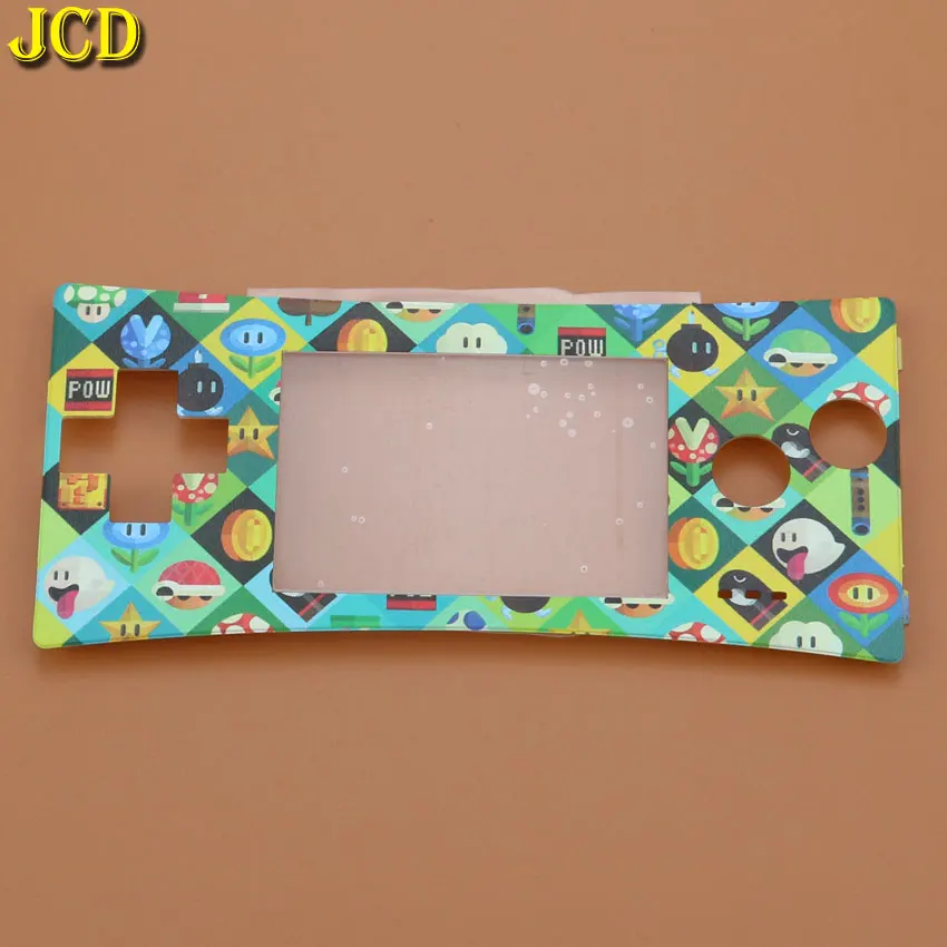 JCD 1 шт. Лицевая панель чехол Замена для Gameboy Micro для GBM передний корпус Ремонт Часть - Цвет: J