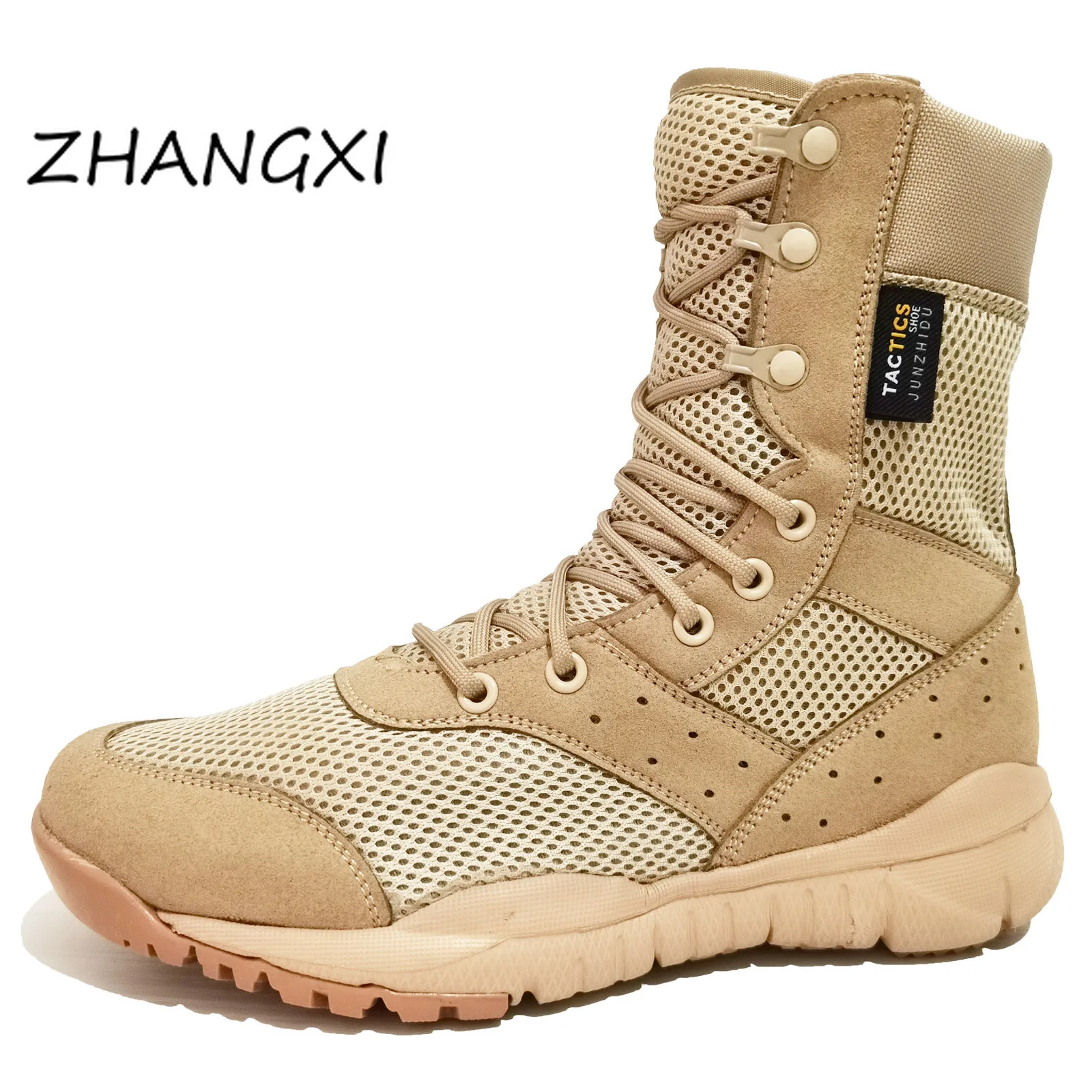 

2021 Military Ankle Boots Men Outdoor Tactical Combat Man Boots Army Hunting Work Boots for Men Shoe Casua lindestructible Boots
