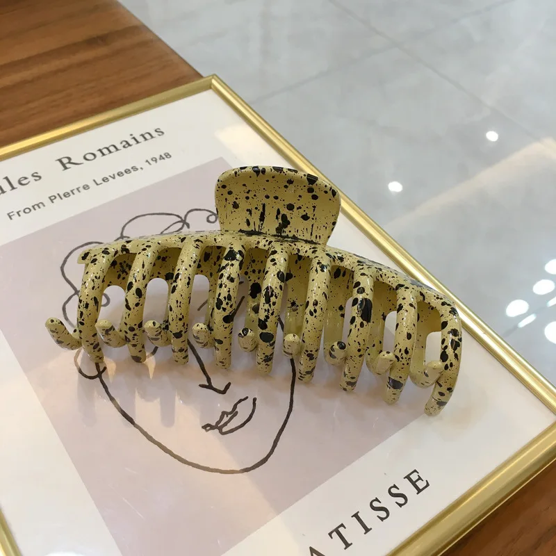 

Big Size Hot Sale Hair Claw Clip Large Barrette Crab Hair Claws Bath Clip Ponytail Clip For Women Girls Hair Accessories Gift