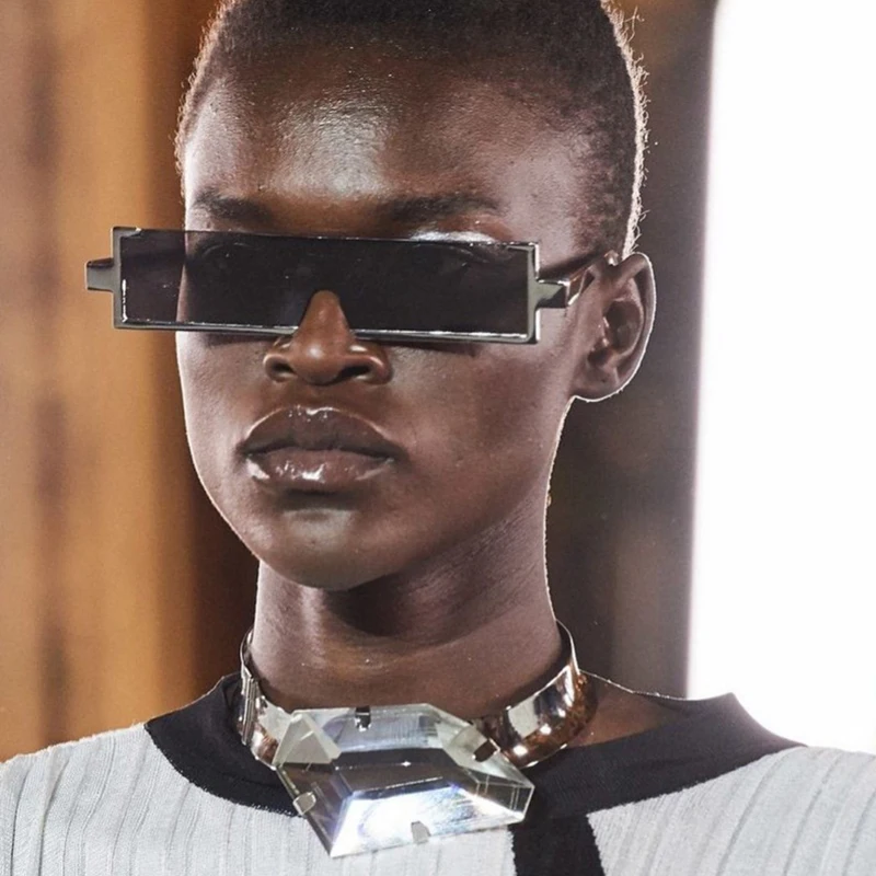 

Новинка 2023, винтажные прямоугольные солнцезащитные очки для женщин и мужчин, модные роскошные брендовые дизайнерские градиентные линзы, маленькие квадратные солнцезащитные очки с плоским верхом