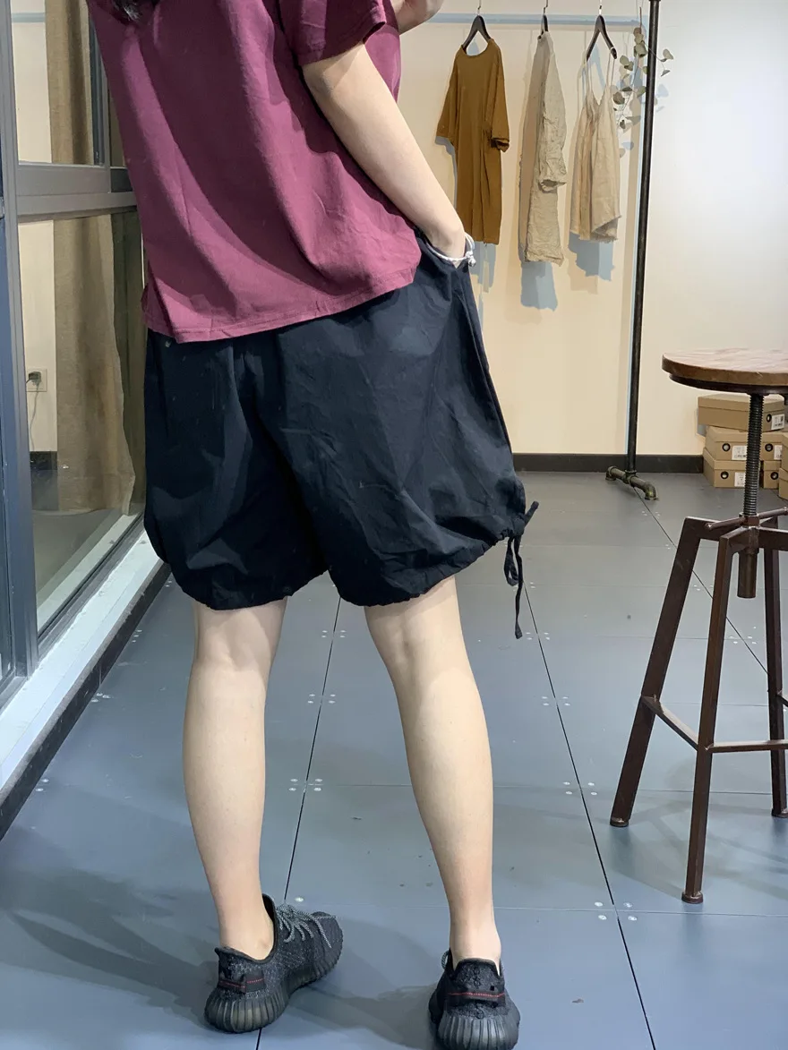 

Pants Spring/Summer Women 2021 New Shorts Fashionable Casual Solid Color Loose Elastic Waist Knee Length Pants