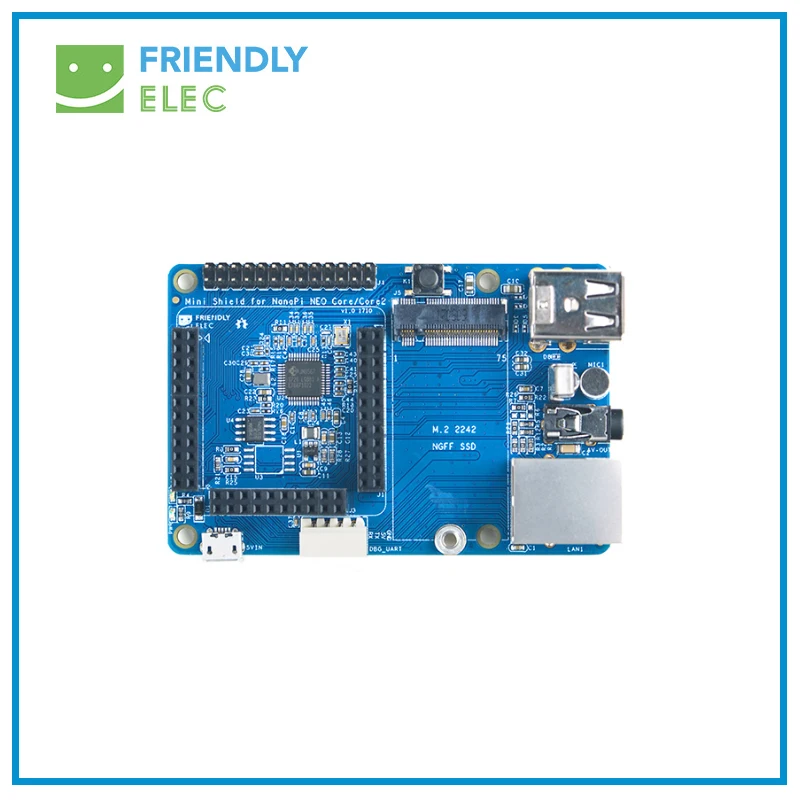 Фото Мини-шельд для NanoPi NEO Core/Core2 SDK, совместимый с RPi, помещается в корпус RPi, FriendlyELEC №4