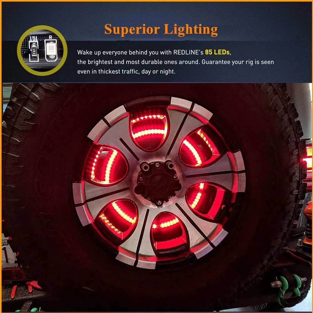 1 шт. DC12V 24V запасное колесо тормозной светильник колеса 3rd стоп для Jeep Wrangler 2007 2018 JK