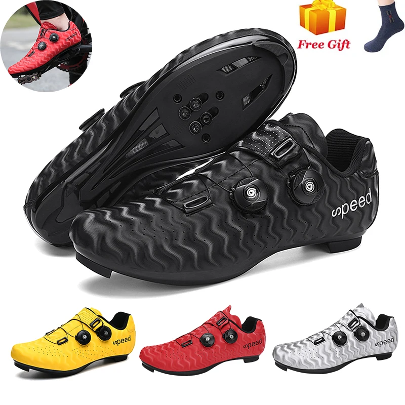 

New Arrive 2022 Professional Luminous Cycling-Shoes MTB Sapatilha Ciclismo Mountain-Bike Sneakers Men Self-Locking Unisex36-48