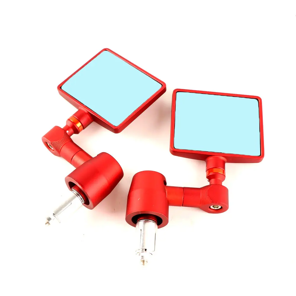 7/8&quot 22mm CNC Motorcycle Accessoire Bar End Mirror Square Rearview Side Mirrors For KAWASAKI Z250SL Z1000 Z1000SX | Автомобили и