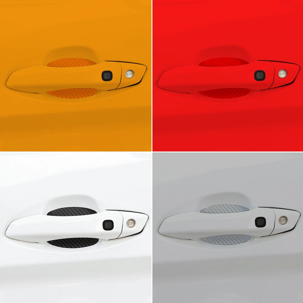 2020 новые наклейки на дверную ручку автомобиля Защитная пленка для Peugeot RCZ 206 207 208 301