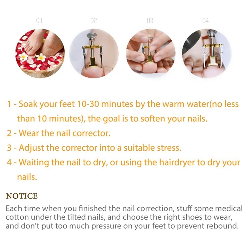 

Ingrown Toenail Clippers, 3Pcs Stainless Steel Toe Nail Corrector Toenail Brace And Nail Cleaner Include, Toenail Clippers For T