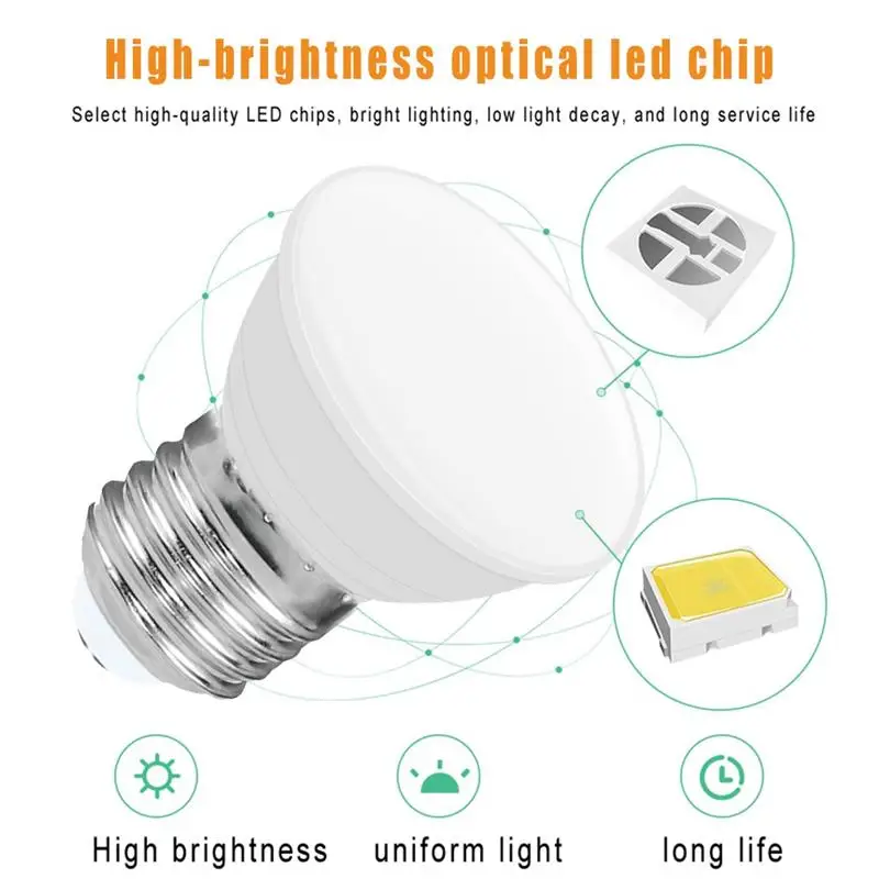 

LED Light Bulb Set Color Changing Dimmable E27 RGB LED Light Bulb for Home Bar Party KTV Mood Lighting Decor