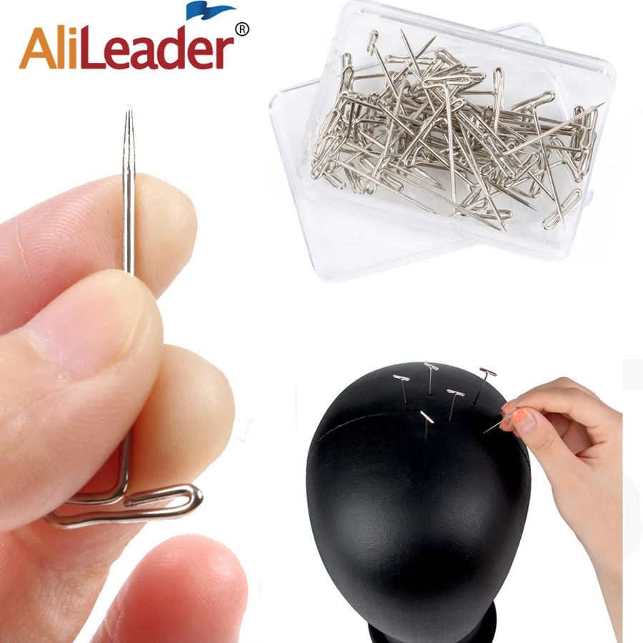 AliLeader 50 шт. Tpins хорошего качества для создания париков/дисплей на поролоновой