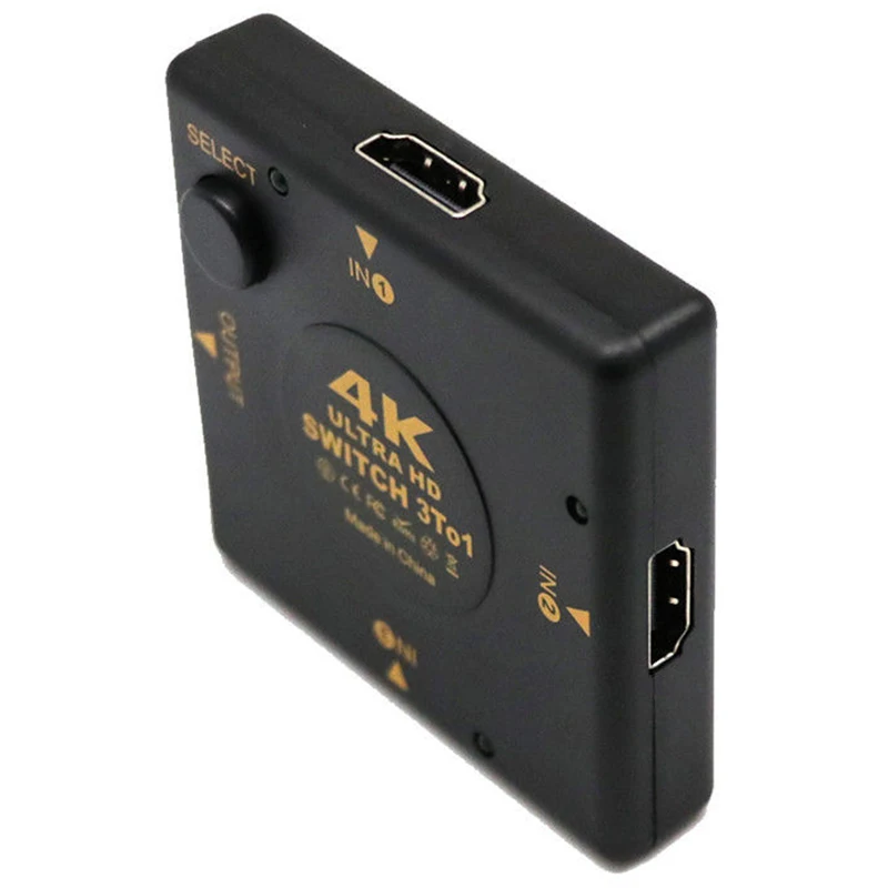 4K HDMI переключатель коробки 3 в 1 выход kvm аудио экстрактор концентратор сплиттер |