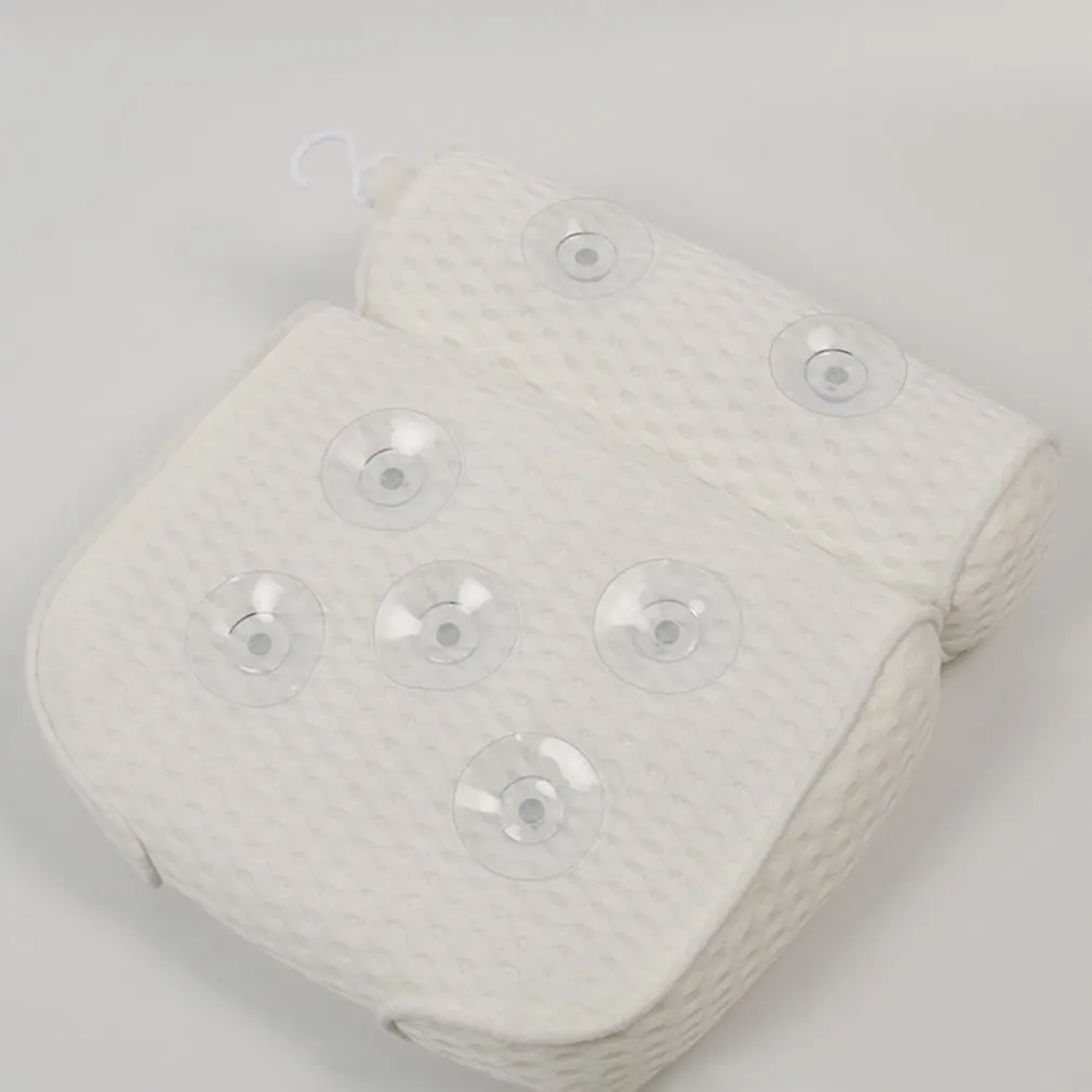 

4D net SPA bathtub pillow with 7 suction cups suitable for all bathtubs, hot tubs and home spas suitable for hot tubs and spas