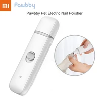 original xiaomi pawbby electric dog nails polisher usb rechargeable electric pet nail scissors grooming trimmer