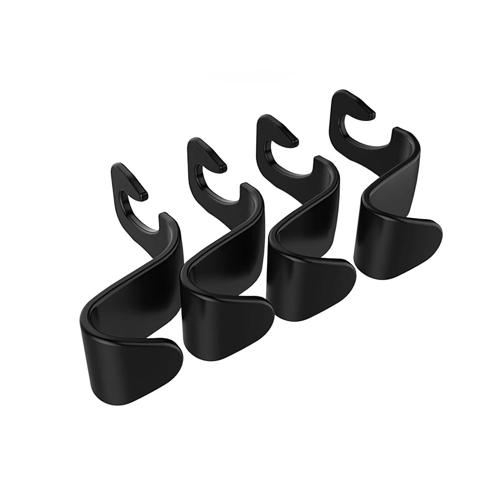 

Universal Car Hook PP Strong Load-bearing Headrest Hanger Black Back Seat Hanger Easy Installation Car Seat Hook