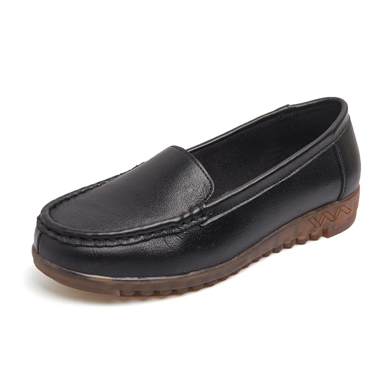 

2021 spring and summer new women's flat bottom breathable mom single shoes casual shoes