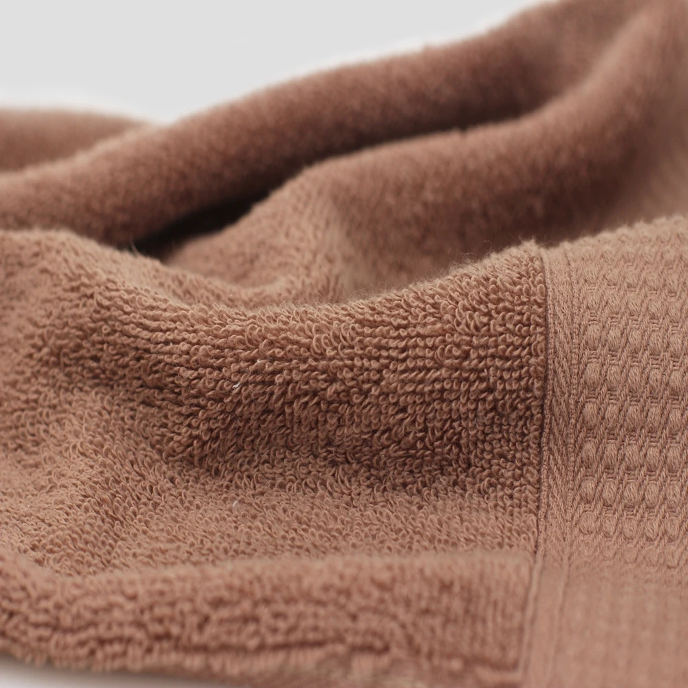 Фото Anti-mite Absorb water strongly Easy to dry Natural Latex High Absorbent Face Towel Thick Cotton Solid Bath Towel №3