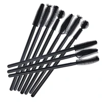 50 pcs disposable silicone eyelashes brushes applicator eye lash mascara wands brush eyelash extension women makeup tools