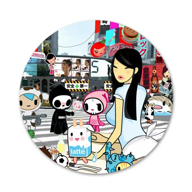 Японский Tokidoki японские значки металлические для детской одежды | Дом и сад