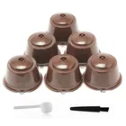 Многоразовый фильтр для кофе, многоразовая капсула для кофе, совместимая с пивоваркой Nescafe Dolce Gusto, кофейные принадлежности