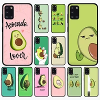cute cartoon fruit avocado phone case for samsung a 51 30s 71 21s 10 70 31 52 12 30 40 32 11 20e 20s 01 02s 72 cover