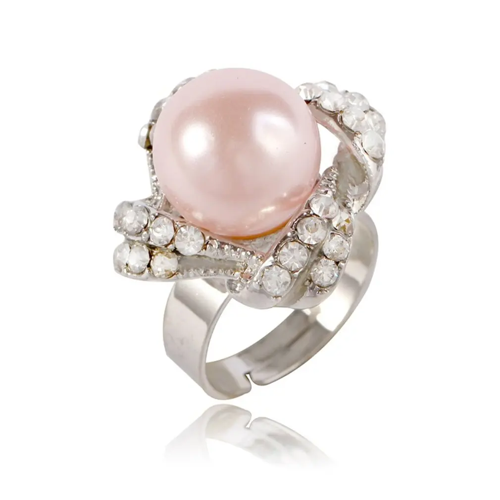 Регулируемое Открытое кольцо кольца для суставов с цветами Шикарное Кольцо из