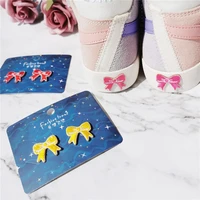 cute cartoon girl shoes decorative patch stickers creative diy canvas shoes sports shoes with shoes stickers shoes accessories