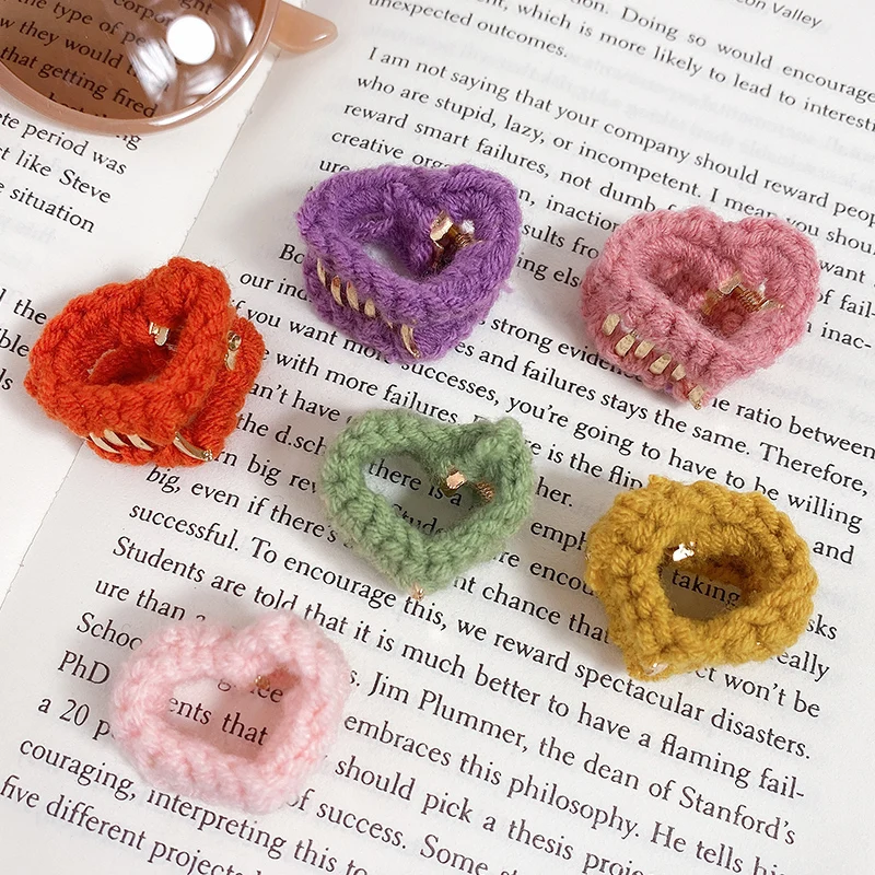 

Заколка-крабик для волос детская осенне-зимняя, разноцветная