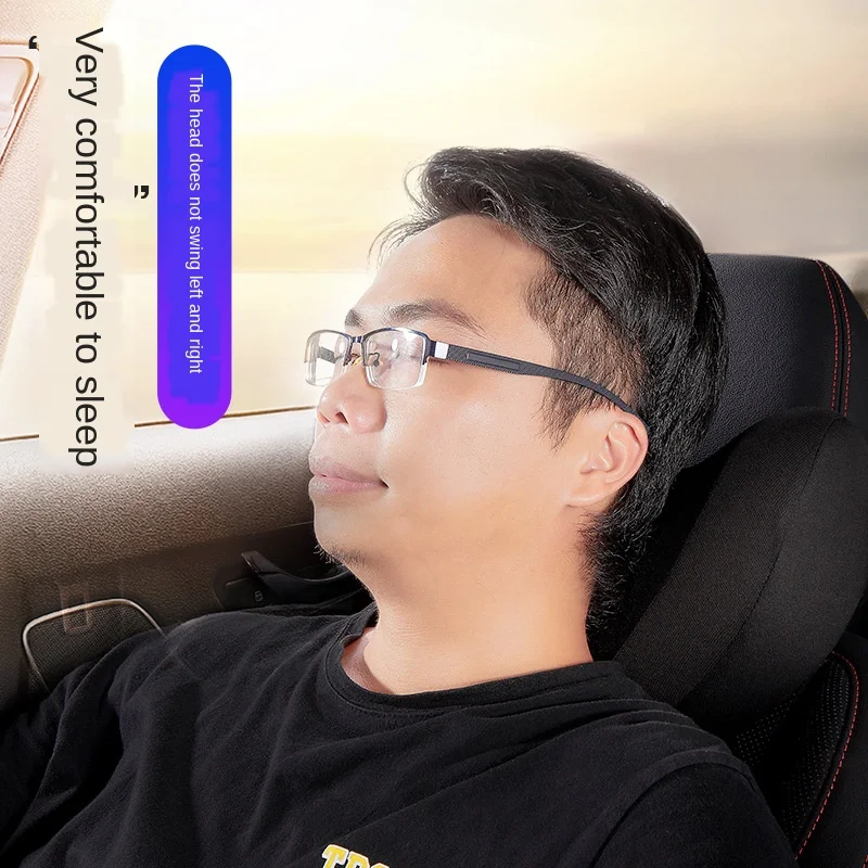 

Car Headrest U Shaped Neck Pillow with Tissue Box Auto Vehicle Rest Seat Cushions Lumbar Support Interior Accessories Universal
