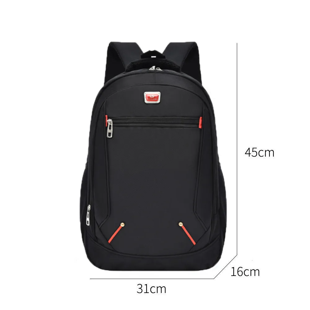 

Large Black Backpack Mens Boys Rucksack Fishing Sports Travel Hiking School Bag Casual Oxford Spinning Backpacks