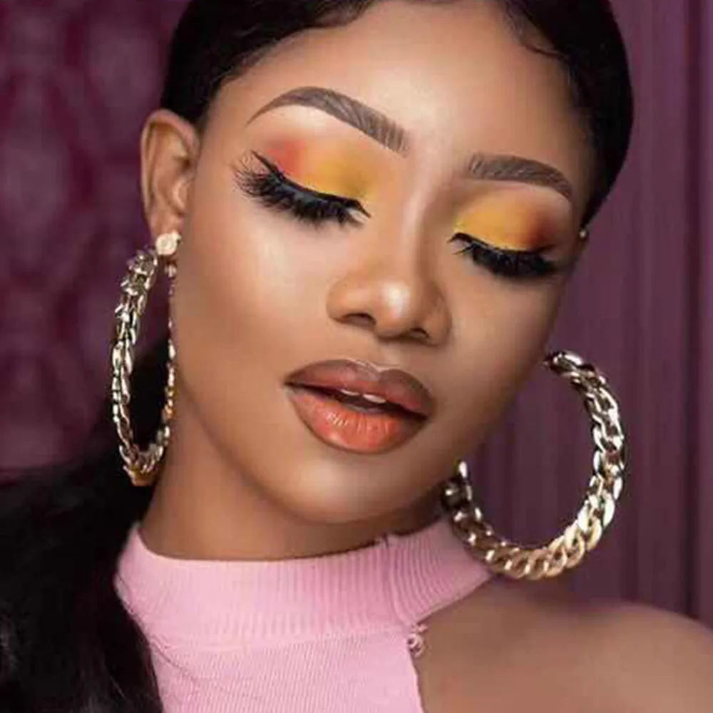 Женские Крупные круглые серьги кольца винтажные витые 90 мм с геометрическим