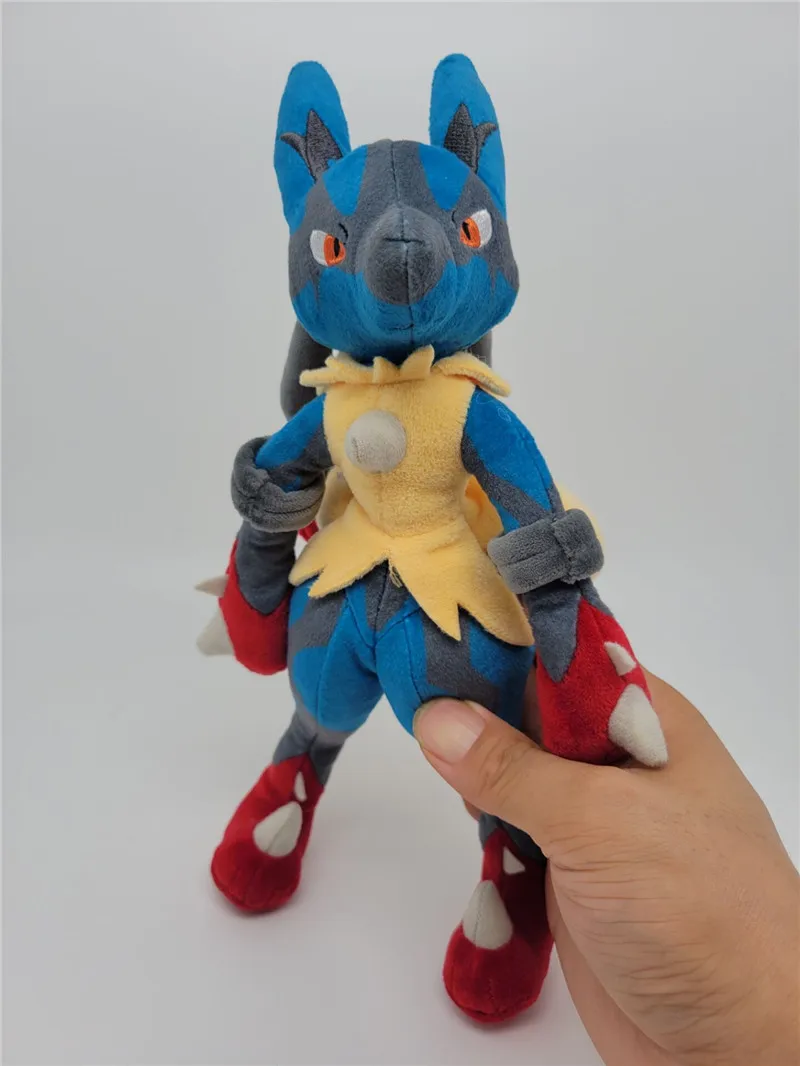 Новинка мягкая плюшевая игрушечная кукла TOMY Pokemon Mega Lucario 10 дюймов|doll plush toy|toy plushplush