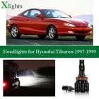 Xlights для Hyundai Coupe Tiburon 1997 1998 1999 Светодиодные фары ближнего света супер яркий фары Canbus без ошибок автомобильные светодиодные аксессуары 12 В 24 В 6000 К