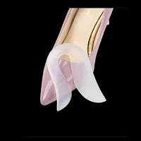23pairs wholesale silicone u shape heel cushion cup plantar fasciitis pad shock absorption correction heel protectors