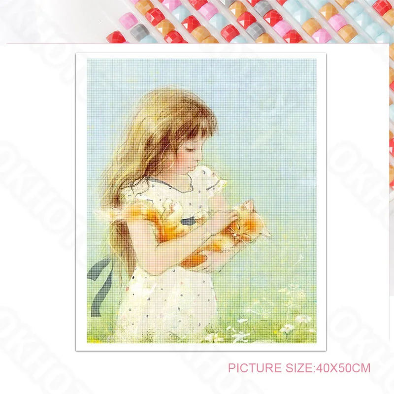 

Diy Diamond Painting Childlike Flying Dream Round Diamond Square Diamond Home Decoration Painting 5D Full Diamond Painting
