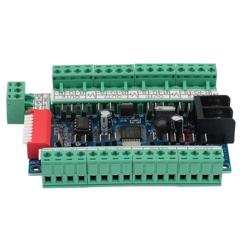 24 канала 3A 8 Group Easy DMX512 декодер световая панель модуль RGBW светодиодный контроллер