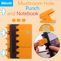 kw trio mushroom hole puncher set paper punch machine mushroom hole notebook discs loose leaf book cover disc binding supplies