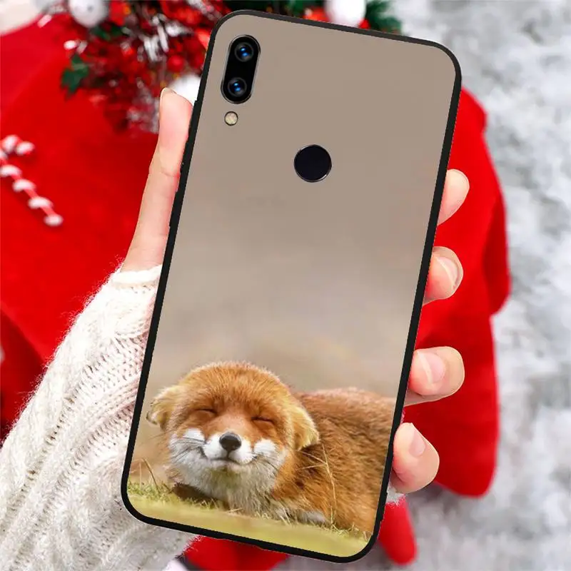 

Cute animal fox Phone Case For Xiaomi Redmi note 7 8 9 t max3 s 10 pro lite