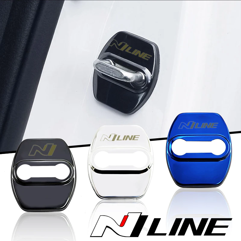 Автомобильный Дверной замок из нержавеющей стали 4 шт. автомобильные аксессуары